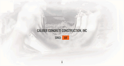 Desktop Screenshot of caliberconcrete.com